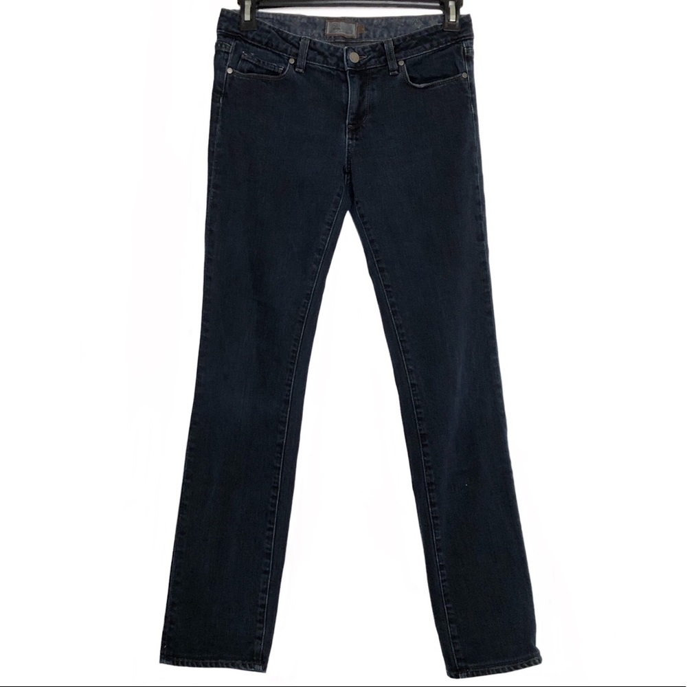 Paige Skyline Drive Dark Wash Skinny Jeans…